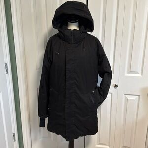 Canada Goose Men's Black Hooded Puffer Jacket